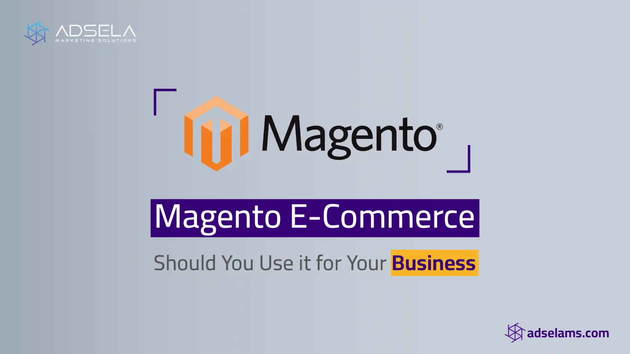 التجارة الإلكترونية باستخدام Magento